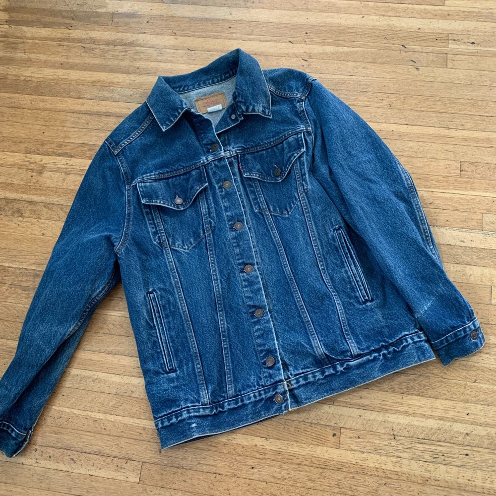 VTG Womens M levis denim jean jacket